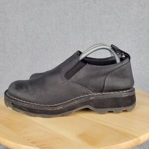 Dr Martens Maclean‎ Black Slip On Leather Loafers Shoes Men's 7 Womens 8